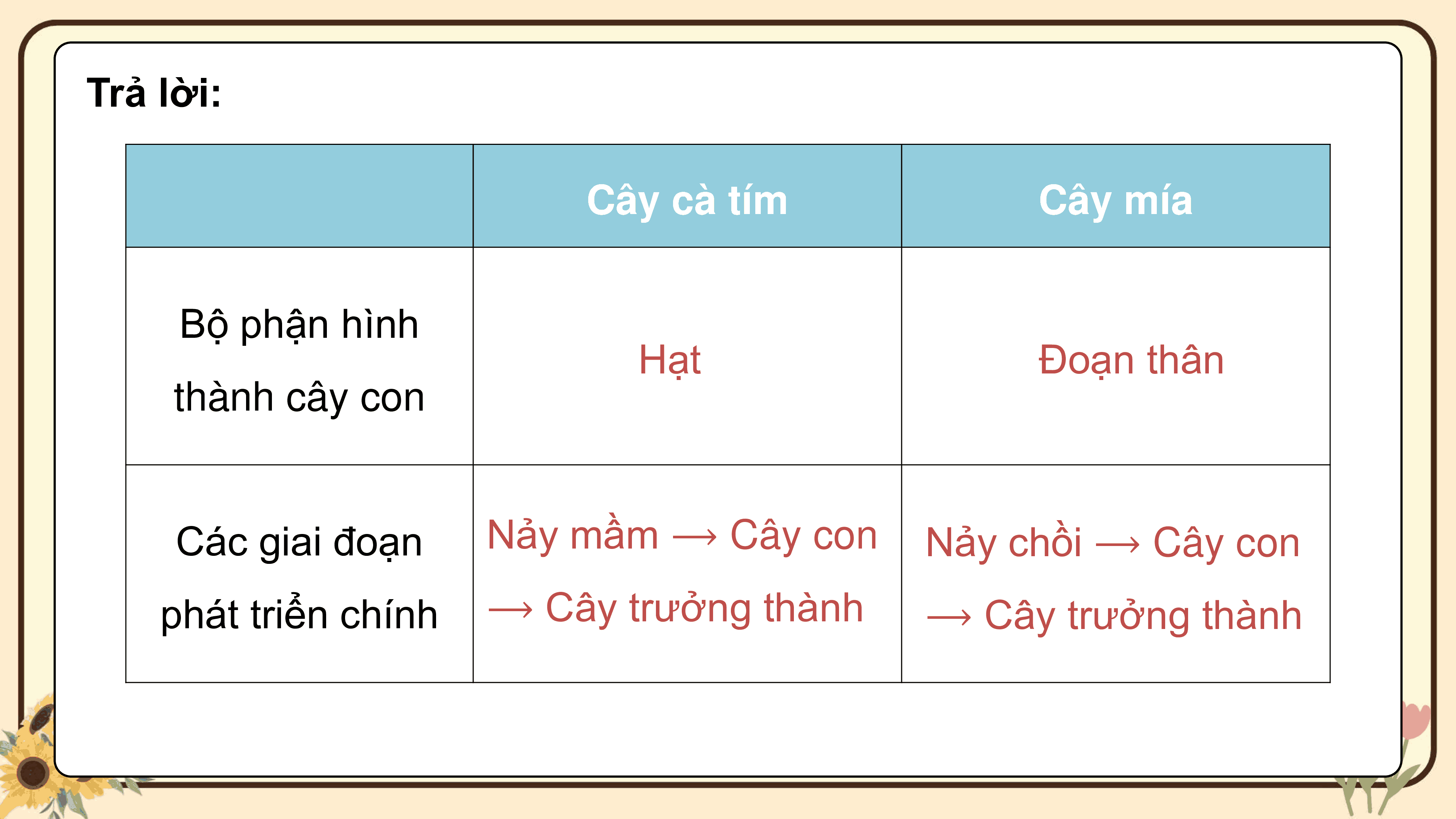 Khoa học 5: Ôn tập chủ đề Thực vật và động vật