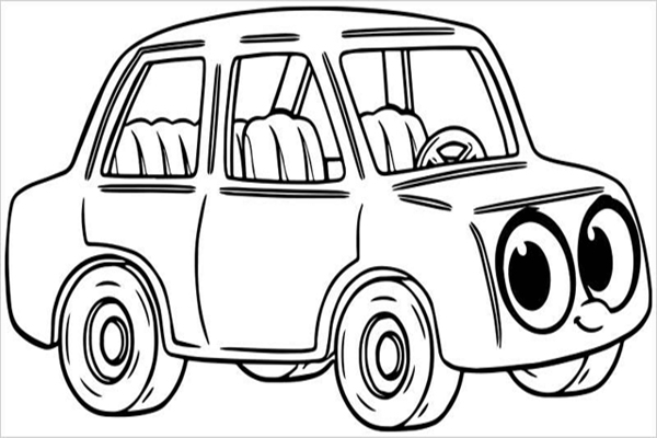 Tô màu cho bé ô tô