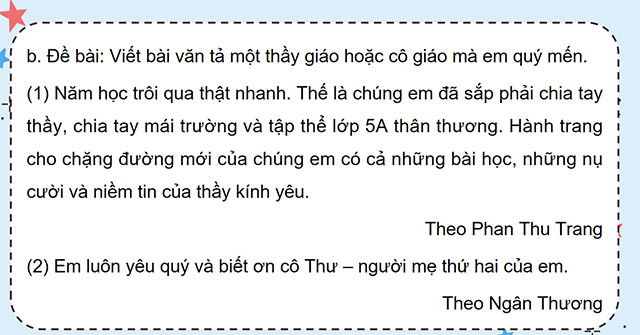 PowerPoint Tiếng Việt 5 Viết đoạn kết bài cho bài văn tả người