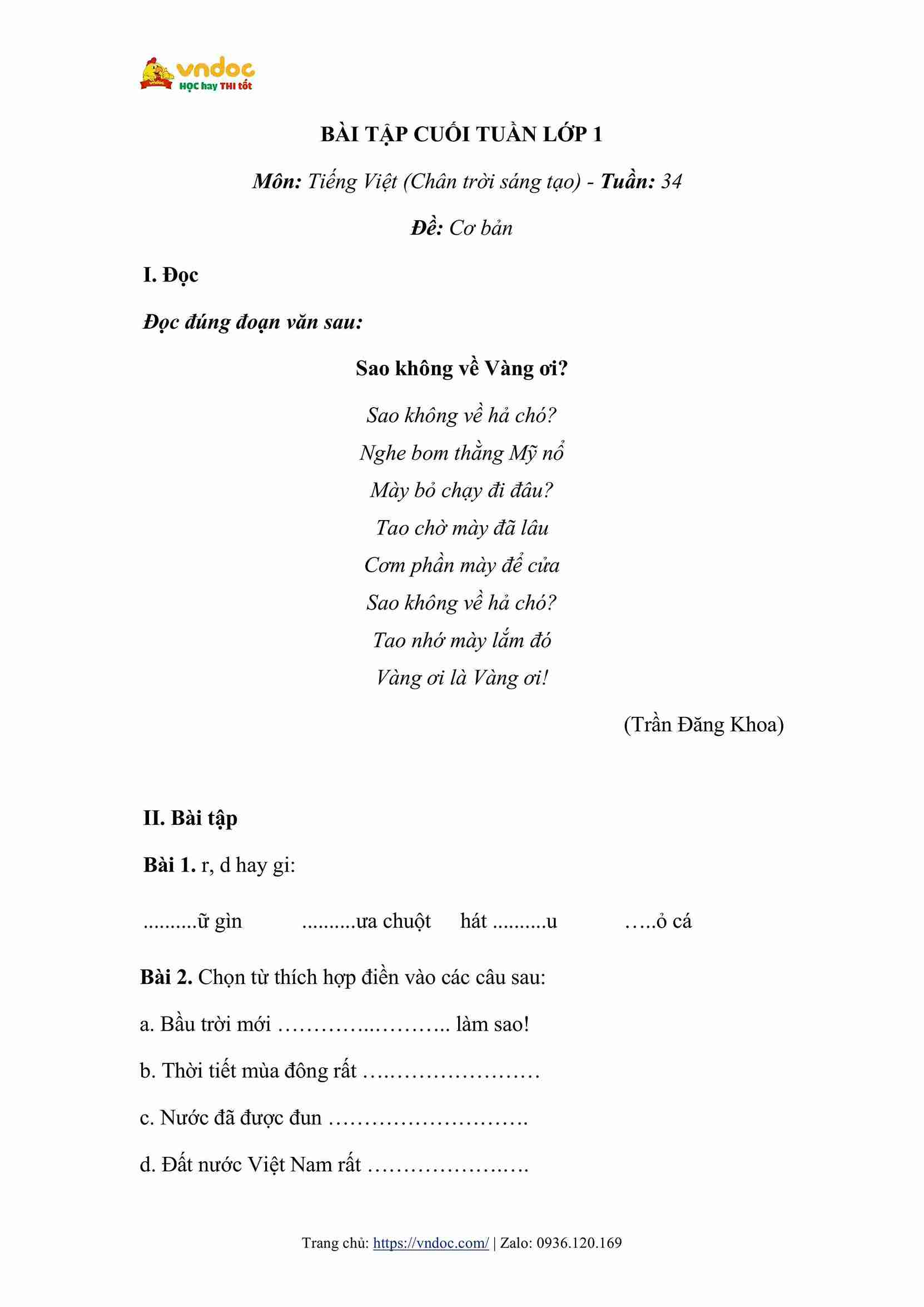 bai tap cuoi tuan tieng viet lop 1 ctst tuan 34 hinh anh 0 1*671494