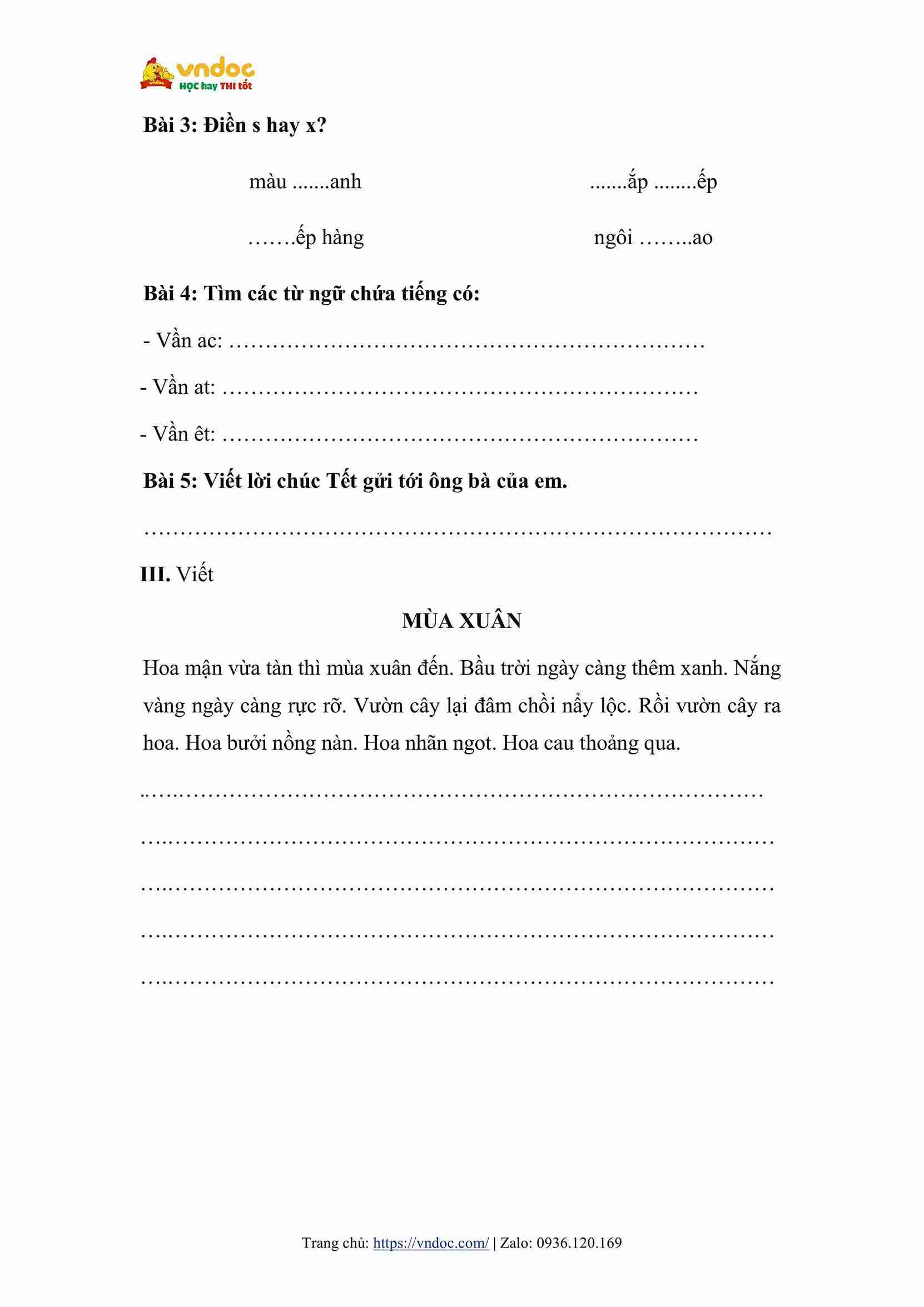 bai tap cuoi tuan tieng viet lop 1 ctst tuan 23 hinh anh 1 3*671560