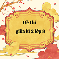 Bộ đề thi giữa kì 2 Văn 8 Cánh diều 