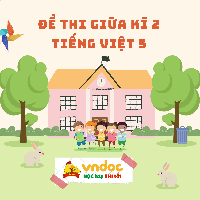 Ma trận đề thi giữa học kì 2 lớp 5 sách Cánh Diều