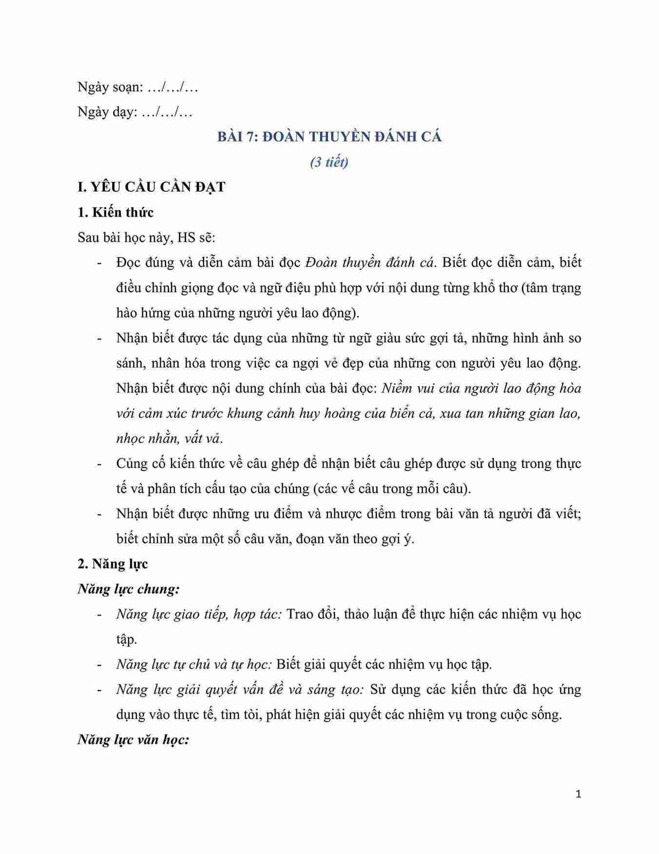 giao an tieng viet 5 bai 7 doan thuyen danh ca hinh anh 0 1*672566