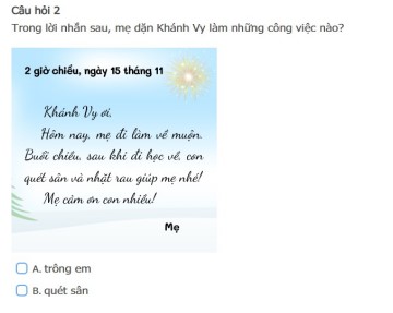 Đề thi Trạng nguyên Tiếng Việt lớp 2 cấp trường