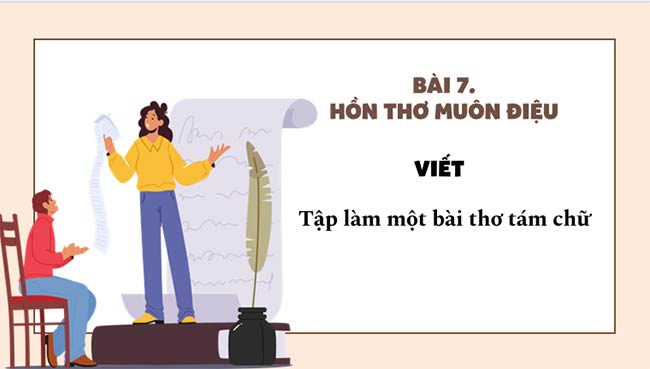 PowerPoint Ngữ văn 9 Tập làm một bài thơ tám chữ
