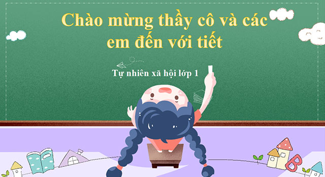 Giáo án PowerPoint Tự nhiên và xã hội 1