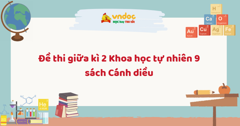 Đề thi giữa kì 2 Khoa học tự nhiên 9 sách Cánh diều 