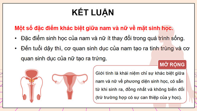 PowerPoint Khoa học 5 Một số đặc điểm của nam và nữ