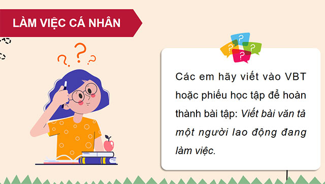 PowerPoint Tiếng Việt 5 Luyện tập lập dàn ý cho bài văn tả người