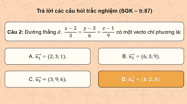 Bài tập cuối chương 5 Toán 12 Cánh diều