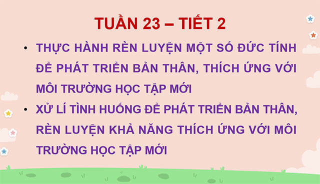 PowerPoint Hoạt động trải nghiệm 5 Tuần 23