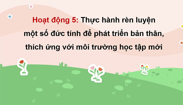 PowerPoint Hoạt động trải nghiệm 5 Tuần 23