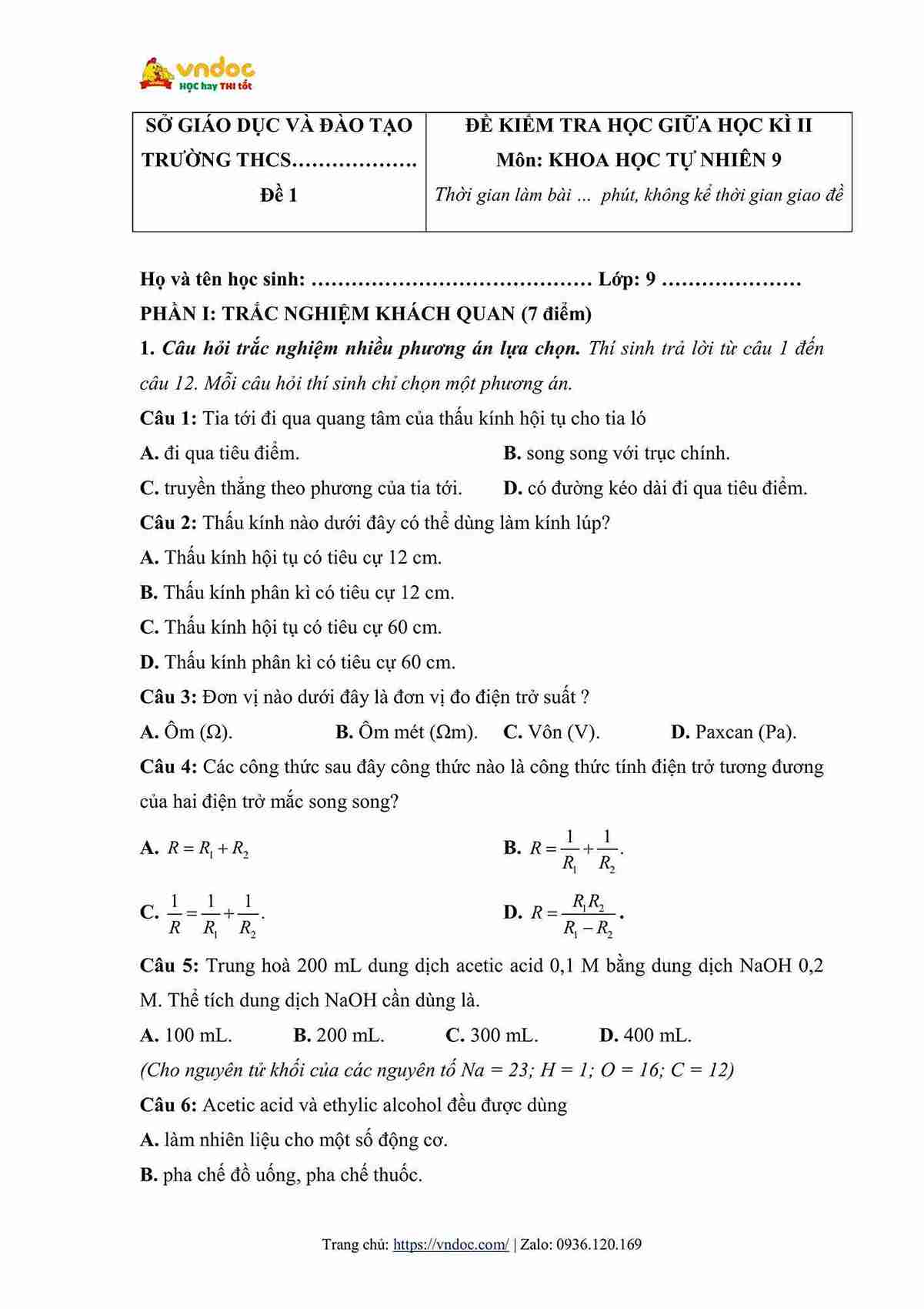 de thi giua hoc ki 2 khoa hoc tu nhien 9 ctst de 1 hinh anh 0 1*675217
