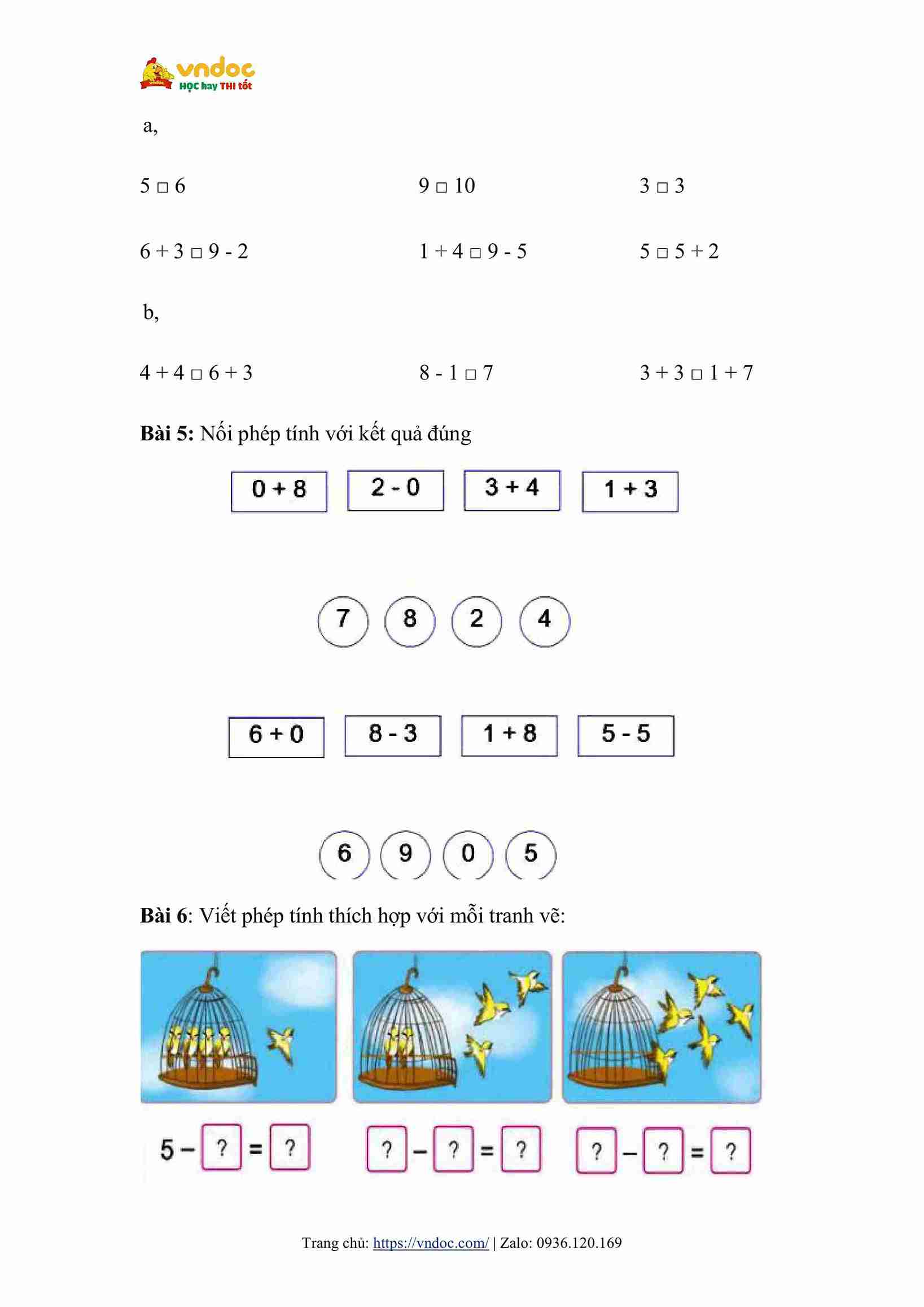 bai tap cuoi tuan toan lop 1 canh dieu tuan 16 hinh anh 1 1*675455