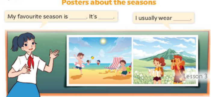 Tiếng Anh lớp 5 Unit 16 lesson 3 trang 44 45 Global Success