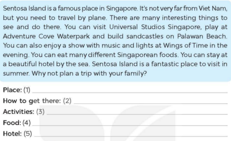 Tiếng Anh lớp 5 Unit 19 lesson 3 trang 62 63 Global Success