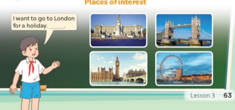 Tiếng Anh lớp 5 Unit 19 lesson 3 trang 62 63 Global Success