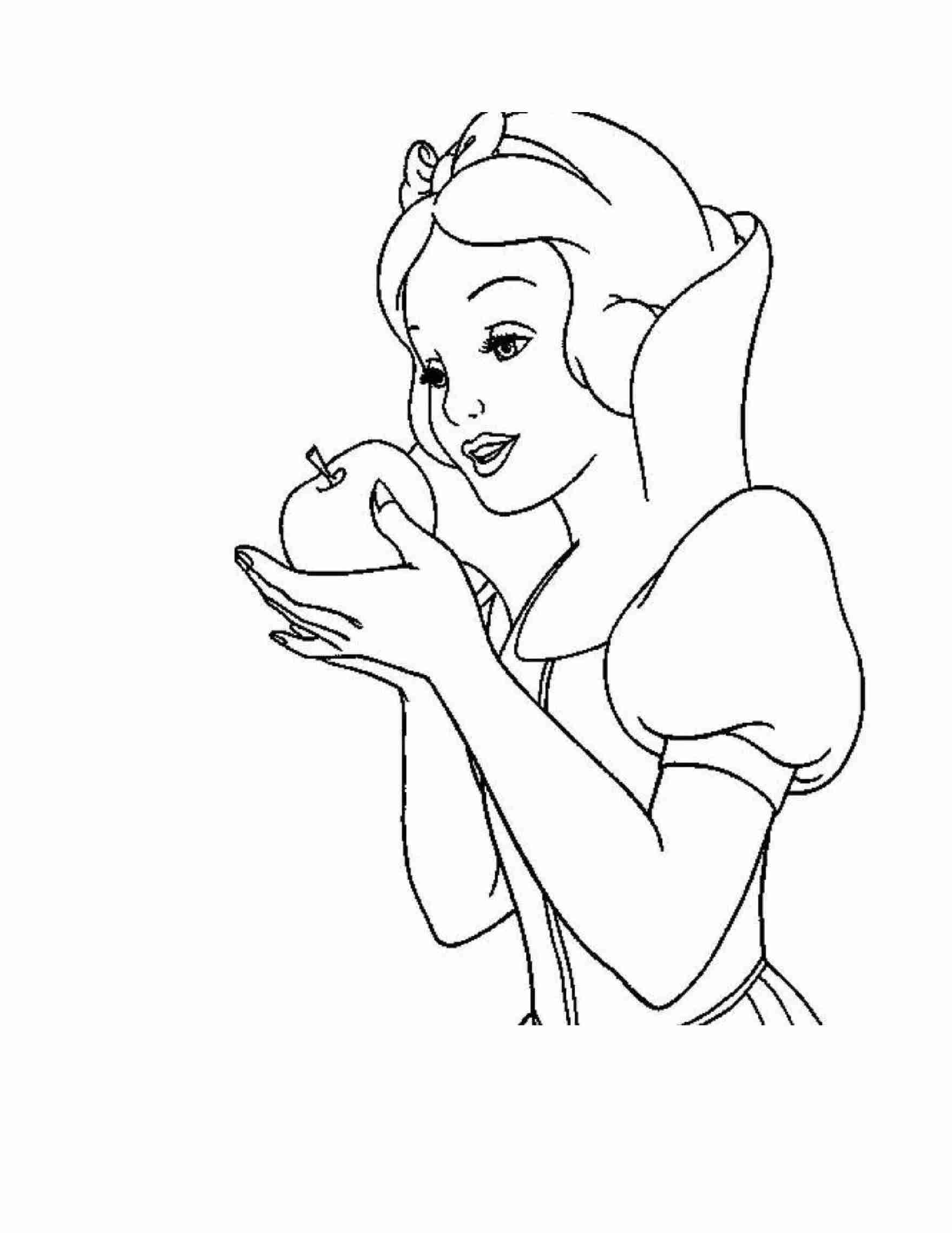 Bộ tranh tô màu nàng công chúa Bạch Tuyết