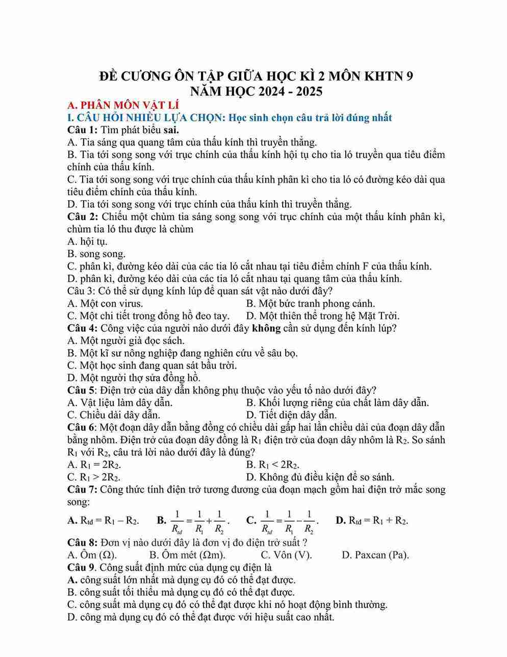 de cuong on tap giua hoc ki 2 mon khtn 9 hinh anh 0 1*680292