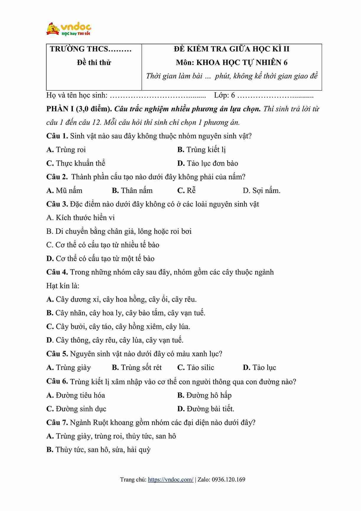 de thi giua ki 2 lop 6 mon khoa hoc tu nhien sach canh dieu hinh anh 0 1*680387