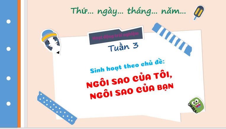 PowerPoint Hoạt động trải nghiệm 3 Tuần 3