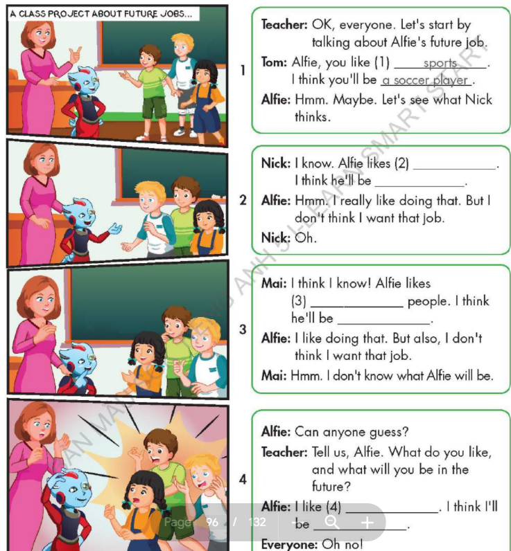 Tiếng Anh lớp 5 unit 7 lesson 2 i-Learn Smart Start