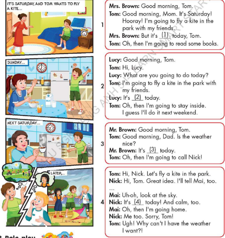 Tiếng Anh lớp 5 unit 8 lesson 2 i-Learn Smart Start