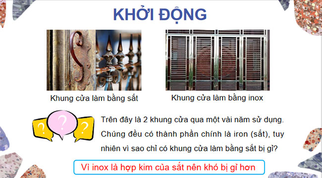 Hóa học 9 Bài 18: Giới thiệu về hợp kim