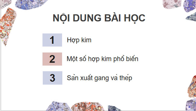 Hóa học 9 Bài 18: Giới thiệu về hợp kim
