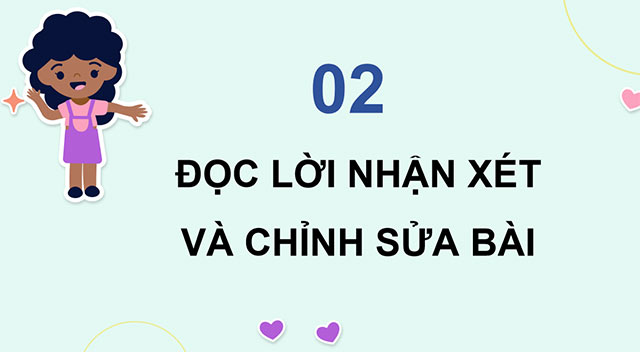 PowerPoint Tiếng Việt 5 Trả bài văn tả người (Bài viết số 2)