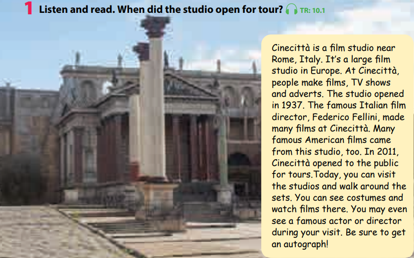 Tiếng Anh 5 Wonderful world Unit 10 lesson 1