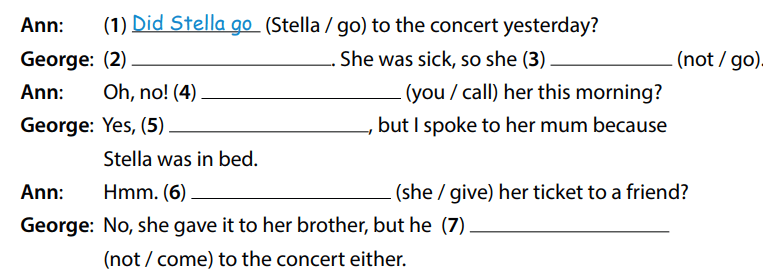 Tiếng Anh 5 Wonderful world Unit 10 lesson 1