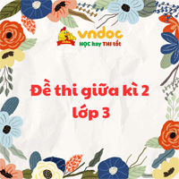 Ma trận đề thi giữa học kì 2 lớp 3 sách Kết nối tri thức