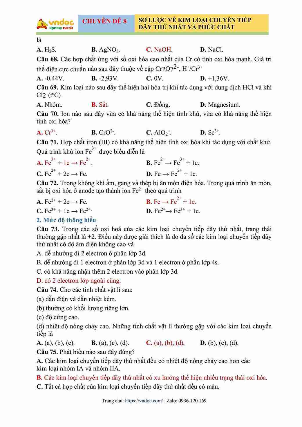 chuyen de bai tap hoa 12 dai cuong ve kim loai chuyen tiep day thu nhat co dap an hinh anh 12 1*682939