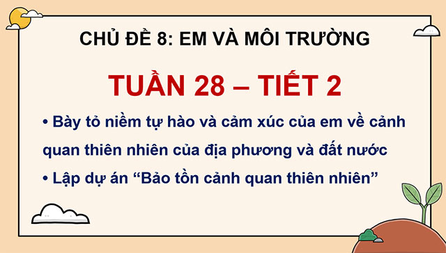 PowerPoint Hoạt động trải nghiệm 5 Tuần 28