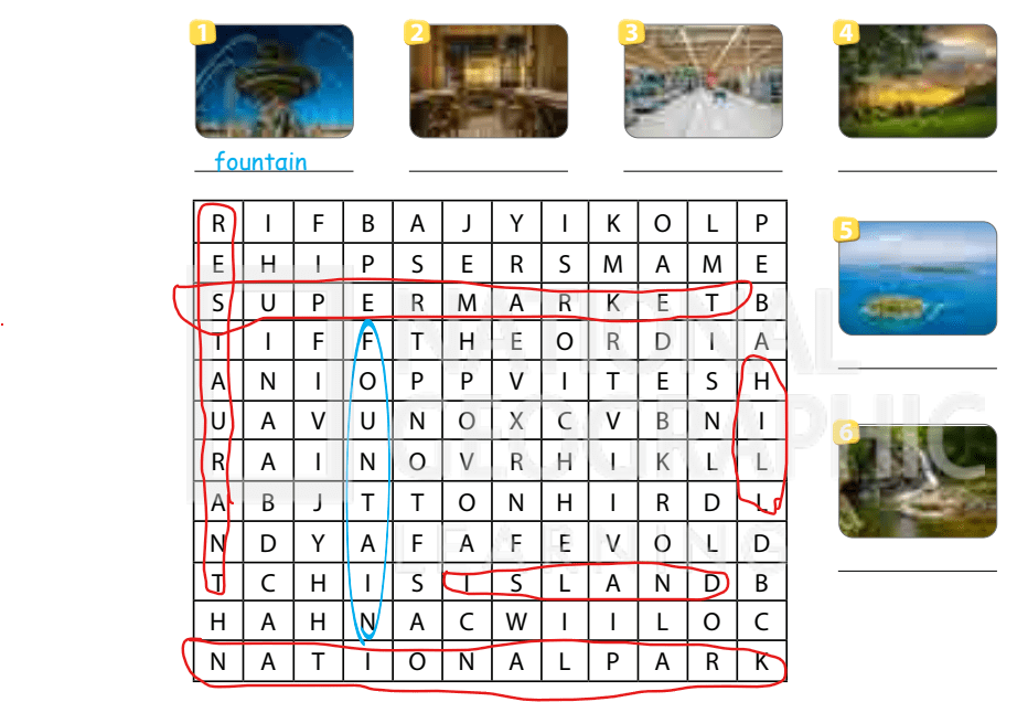 Sách bài tập Tiếng Anh 4 Wonderful world Review 5