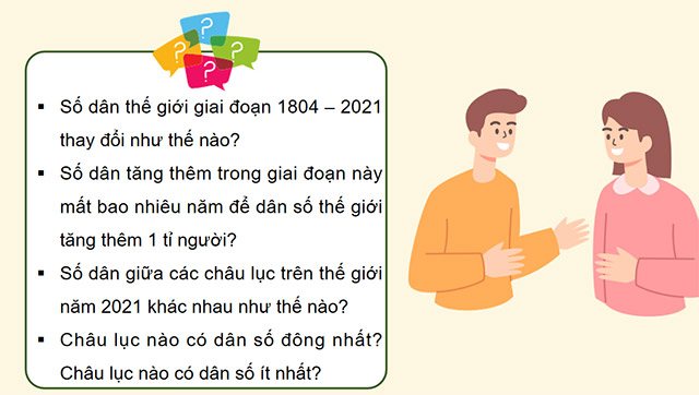 PowerPoint Lịch sử - Địa lí 5 Dân số và các chủng tộc trên thế giới