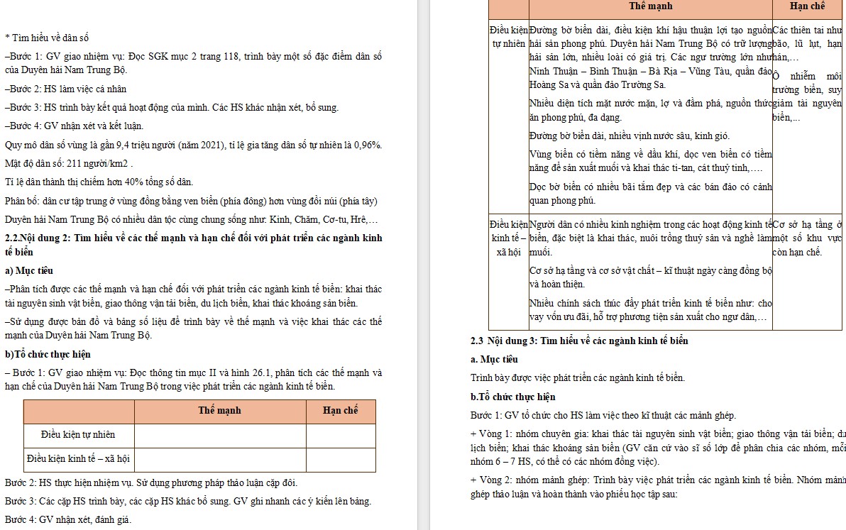 Giáo án Địa lí 12 KNTT