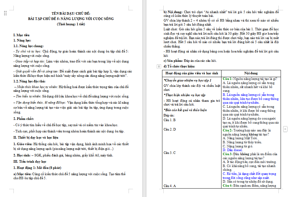 PowerPoint KHTN 9 Bài tập chủ đề 5