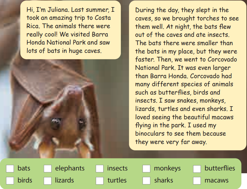 Tiếng Anh 5 Wonderful world Unit 11 lesson 1