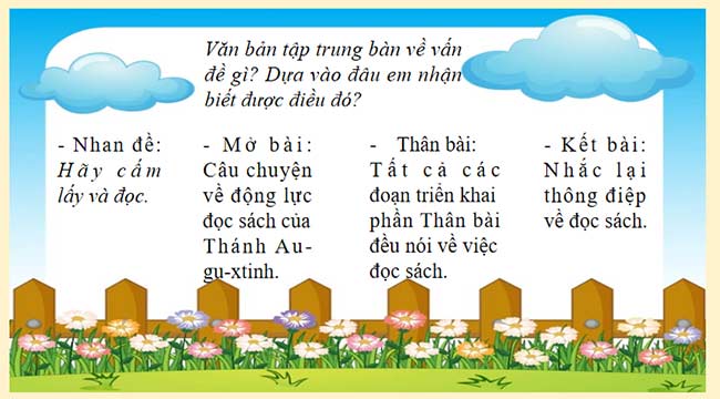 PowerPoint Ngữ văn 7 Bài 8 Hãy cầm lấy và đọc