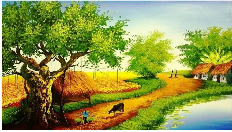 Đoạn văn nêu tình cảm, cảm xúc trước một cảnh đẹp ở quê hương