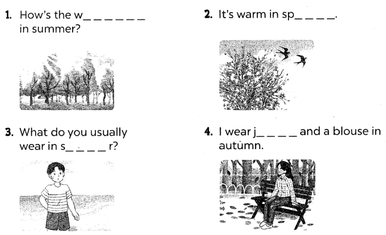 Sách bài tập tiếng Anh lớp 5 unit 16 Global success