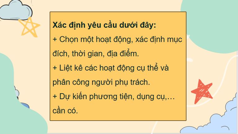 Viết chương trình hoạt động (Bài viết số 1)