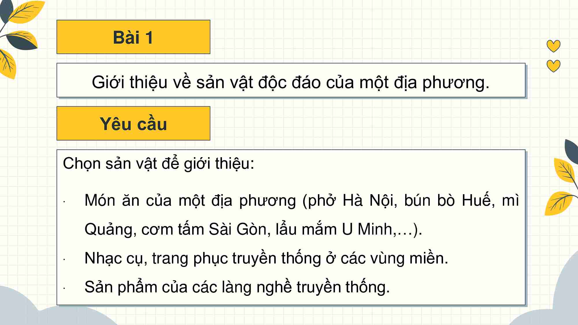 Sản vật địa phương