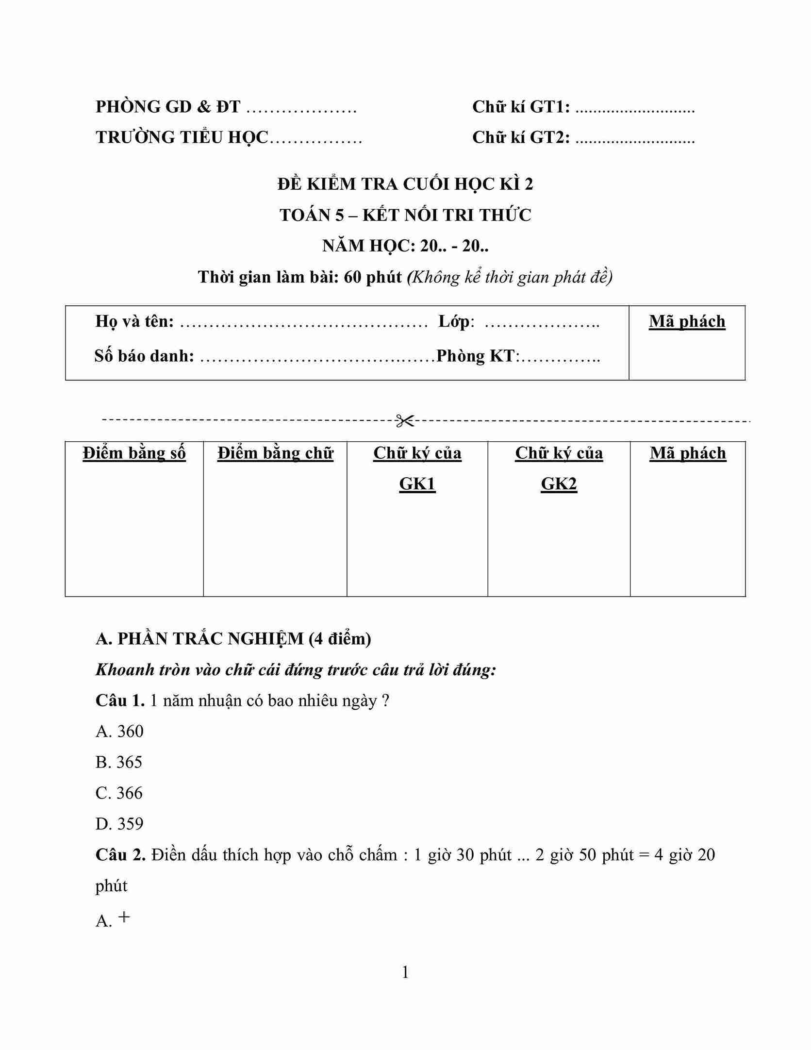 De thi HK2 mon Toan 5 KNTT De so 3 hinh anh 0 1*687801