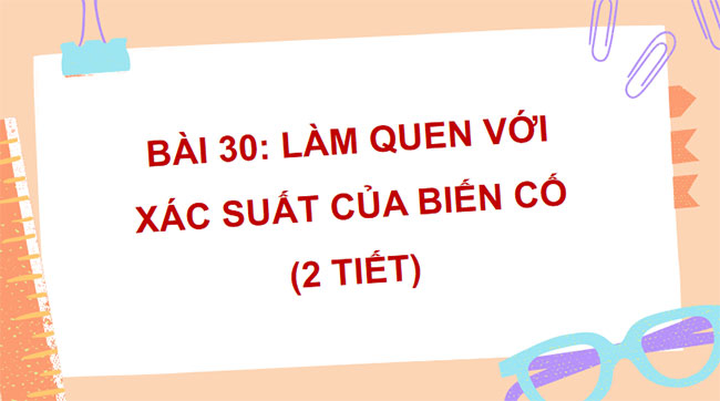 Giáo án PowerPoint Toán 7 Bài 30