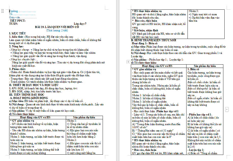 PowerPoint Toán 7 Bài 29 Kết nối tri thức