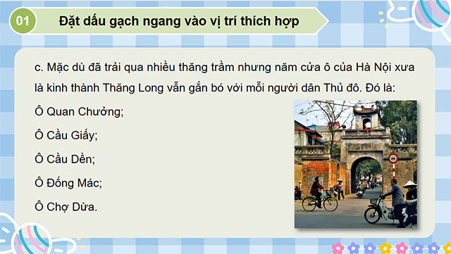 PowerPoint Tiếng Việt 5 Luyện tập về dấu gạch ngang